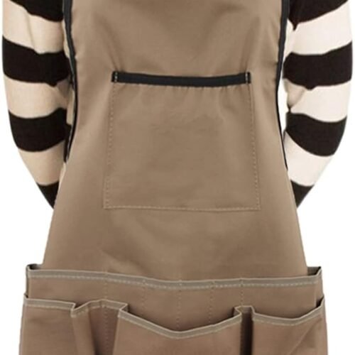 Waterproof Gardening Work Apron Fourteen Pockets Heavy-Duty