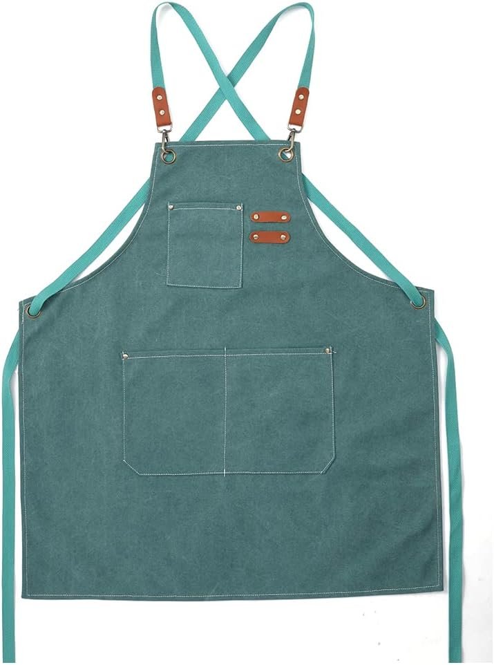 Heavy-Duty Children's Canvas Apron Adjustable Straps