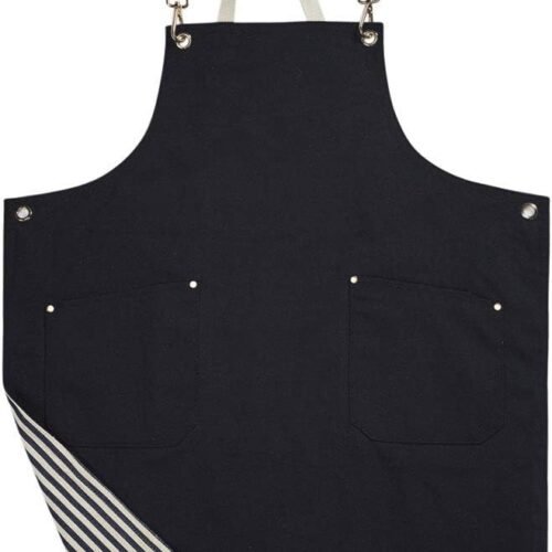 Double-Sided Cotton Canvas Apron Cross-Back Straps