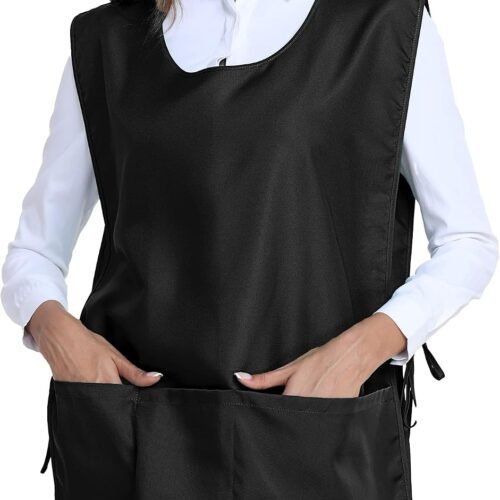Unisex Cobbler-Style Smock Apron Three Pockets DIY