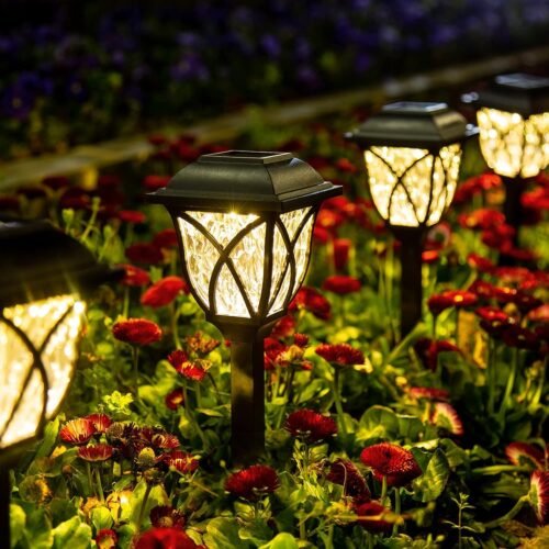 Solar Garden Water Ripple Walkway Lights