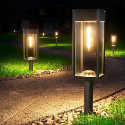 Solar Garden Adjustable Height Lantern Lights