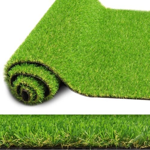 Realistic Artificial Grass Rug Fake Turf Grass with Drain Holes