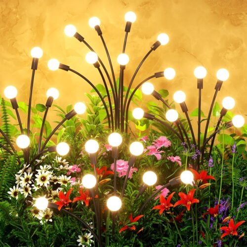 Solar Garden Firefly Effect Lights