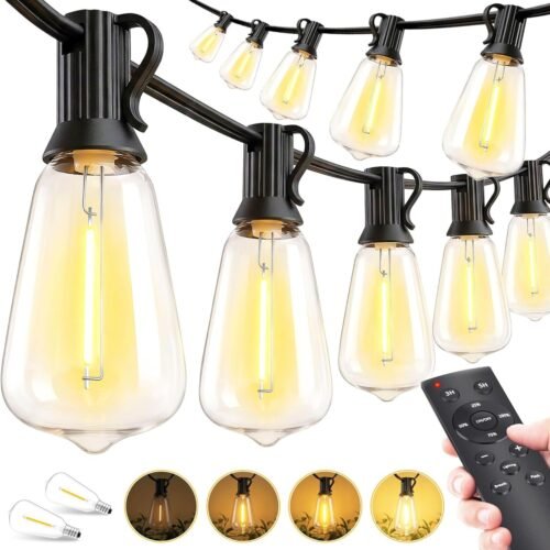 Solar Garden Dimmable String Lights